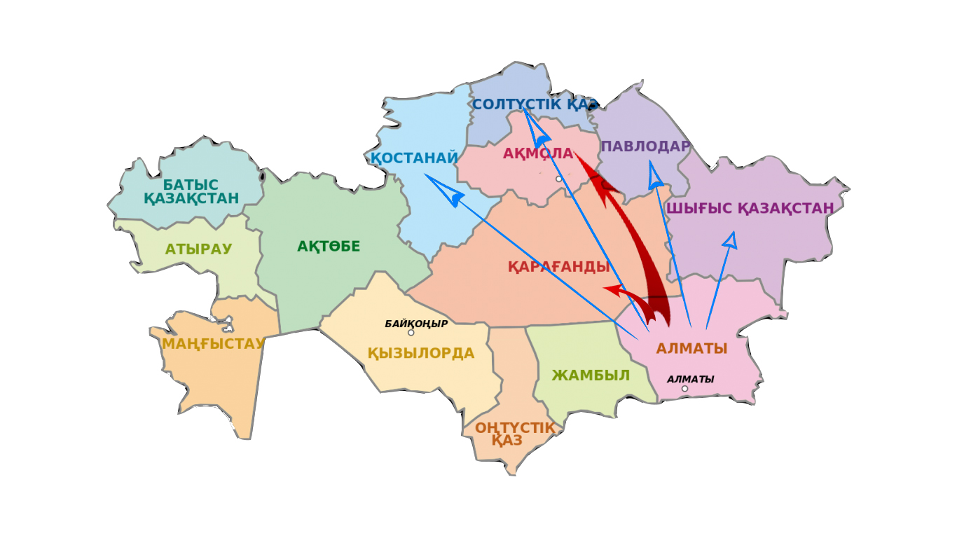 Народная республика казахстан. Северный Казахстан. Север Казахстана. Казахстан на карте. Крупные города Северного Казахстана.